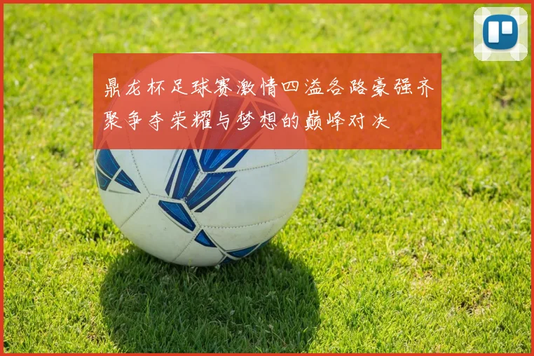 鼎龙杯足球赛激情四溢各路豪强齐聚争夺荣耀与梦想的巅峰对决